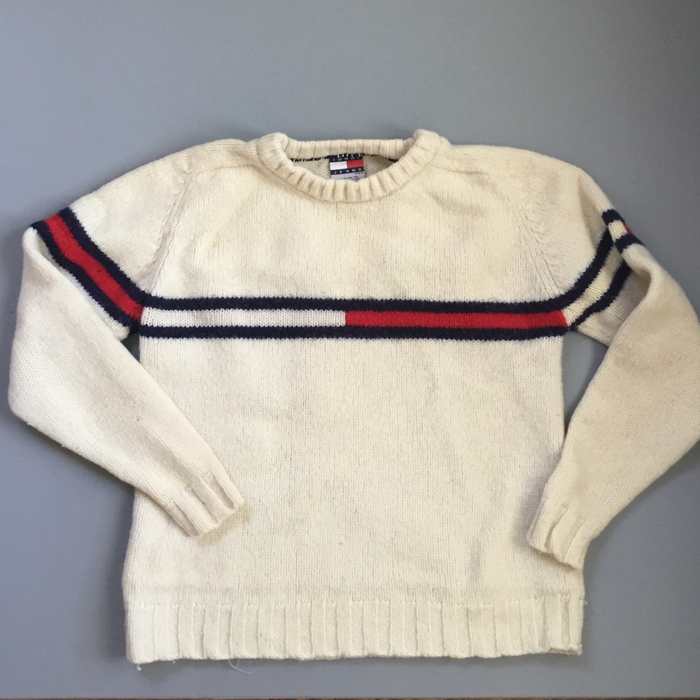 Rare Vintage TOMMY HILFIGER Y2K Wool Blend Sweater
